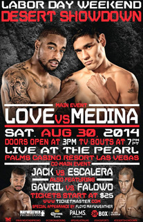 Love vs Medina August 30
