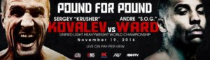 Kovalev vs Ward Banner
