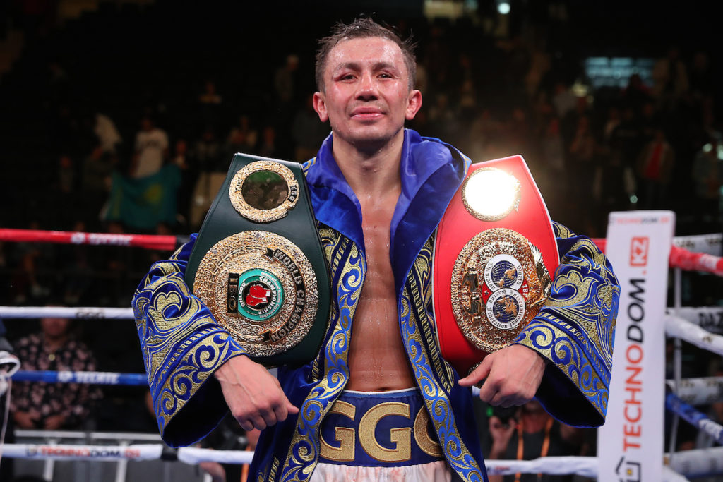 GGG Wins IBF And IBO Middleweight In A Thriller Over Sergiy Derevyanchenko cboxinginfo.com